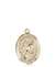 St. Colette Medal<br/>8268 Oval, 14kt Gold