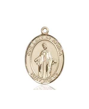 Our Lady of Africa Medal<br/>8269 Oval, 14kt Gold