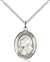 St. Bruno Medal<br/>8270 Oval, Sterling Silver