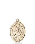 St. Wenceslaus Medal<br/>8273 Oval, 14kt Gold