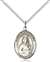 St. Wenceslaus Medal<br/>8273 Oval, Sterling Silver