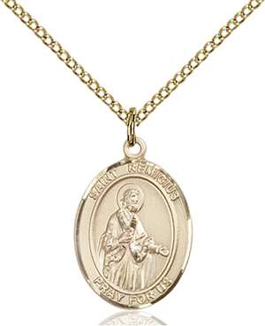 St. Remigius of Reims Medal<br/>8274 Oval, Gold Filled