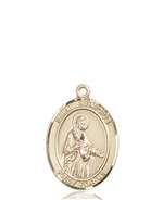 St. Remigius of Reims Medal<br/>8274 Oval, 14kt Gold
