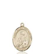 St. Basil the Great Medal<br/>8275 Oval, 14kt Gold