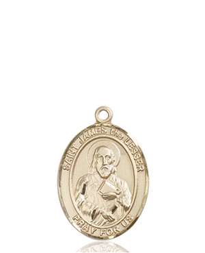 St. James the Lesser Medal<br/>8277 Oval, 14kt Gold