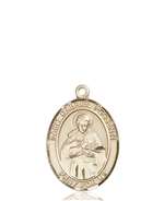 St. Gabriel Possenti Medal<br/>8279 Oval, 14kt Gold