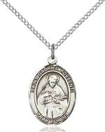 St. Gabriel Possenti Medal<br/>8279 Oval, Sterling Silver