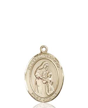 Blessed Caroline Gerhardinger Medal<br/>8281 Oval, 14kt Gold