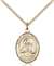 St. John Vianney Medal<br/>8282 Oval, Gold Filled