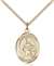 St. Angela Merici Medal<br/>8284 Oval, Gold Filled