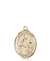 St. Walter of Pontnoise Medal<br/>8285 Oval, 14kt Gold