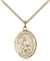 St. Deborah Medal<br/>8286 Oval, Gold Filled