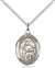 St. Deborah Medal<br/>8286 Oval, Sterling Silver