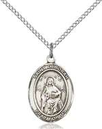 St. Deborah Medal<br/>8286 Oval, Sterling Silver