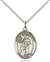 St. Peter Nolasco Medal<br/>8291 Oval, Sterling Silver