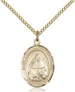 St. Marie Magdalen Postel Medal<br/>8294 Oval, Gold Filled