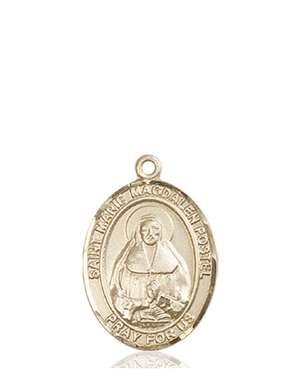 St. Marie Magdalen Postel Medal<br/>8294 Oval, 14kt Gold