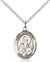 St. Athanasius Medal<br/>8296 Oval, Sterling Silver