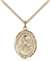 St. Lidwina of Schiedam Medal<br/>8297 Oval, Gold Filled