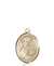 St. Fiacre Medal<br/>8298 Oval, 14kt Gold