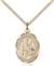 St. Joseph of Arimathea Medal<br/>8300 Oval, Gold Filled