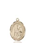 St. Joseph of Arimathea Medal<br/>8300 Oval, 14kt Gold