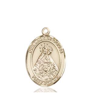 Our Lady of Olives Medal<br/>8303 Oval, 14kt Gold