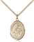 St. Thomas of Villanova Medal<br/>8304 Oval, Gold Filled