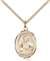 St. Pius X Medal<br/>8305 Oval, Gold Filled