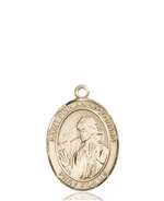 St. Finnian of Clonard Medal<br/>8308 Oval, 14kt Gold