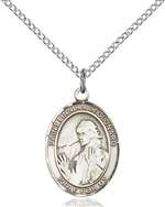 St. Finnian of Clonard Medal<br/>8308 Oval, Sterling Silver