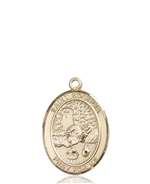 St. Rosalia Medal<br/>8309 Oval, 14kt Gold