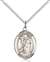 St. Roch Medal<br/>8310 Oval, Sterling Silver