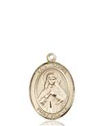 St. Olivia Medal<br/>8312 Oval, 14kt Gold