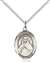 St. Olivia Medal<br/>8312 Oval, Sterling Silver