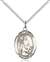 St. Amelia Medal<br/>8313 Oval, Sterling Silver