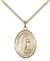 St. Zoe of Rome Medal<br/>8314 Oval, Gold Filled