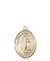 St. Zoe of Rome Medal<br/>8314 Oval, 14kt Gold