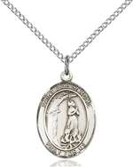St. Zoe of Rome Medal<br/>8314 Oval, Sterling Silver