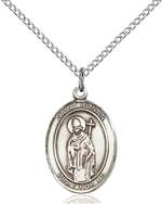 St. Ronan Medal<br/>8315 Oval, Sterling Silver