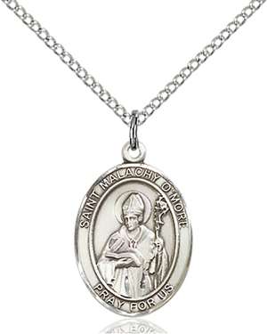 St. Malachy O'More Medal<br/>8316 Oval, Sterling Silver