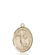 St. Paul of the Cross Medal<br/>8318 Oval, 14kt Gold