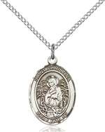 St. Christina the Astonishing Medal<br/>8320 Oval, Sterling Silver