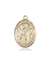 St. Columbanus Medal<br/>8321 Oval, 14kt Gold