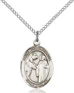 St. Columbanus Medal<br/>8321 Oval, Sterling Silver
