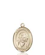 St. Gianna Medal<br/>8322 Oval, 14kt Gold