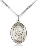 St. Gianna Medal<br/>8322 Oval, Sterling Silver