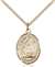 St. Edburga of Winchester Medal<br/>8324 Oval, Gold Filled
