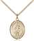 St. Cornelius Medal<br/>8325 Oval, Gold Filled