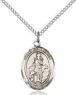 St. Cornelius Medal<br/>8325 Oval, Sterling Silver